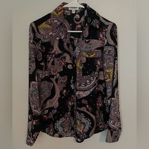 Express Portofino Shirt Paisley Print